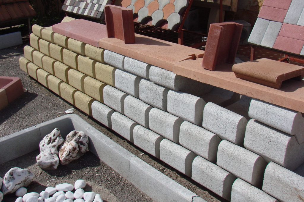 Contenimento e sistemazione del terreno, categoria di manufatti Vibrocementi