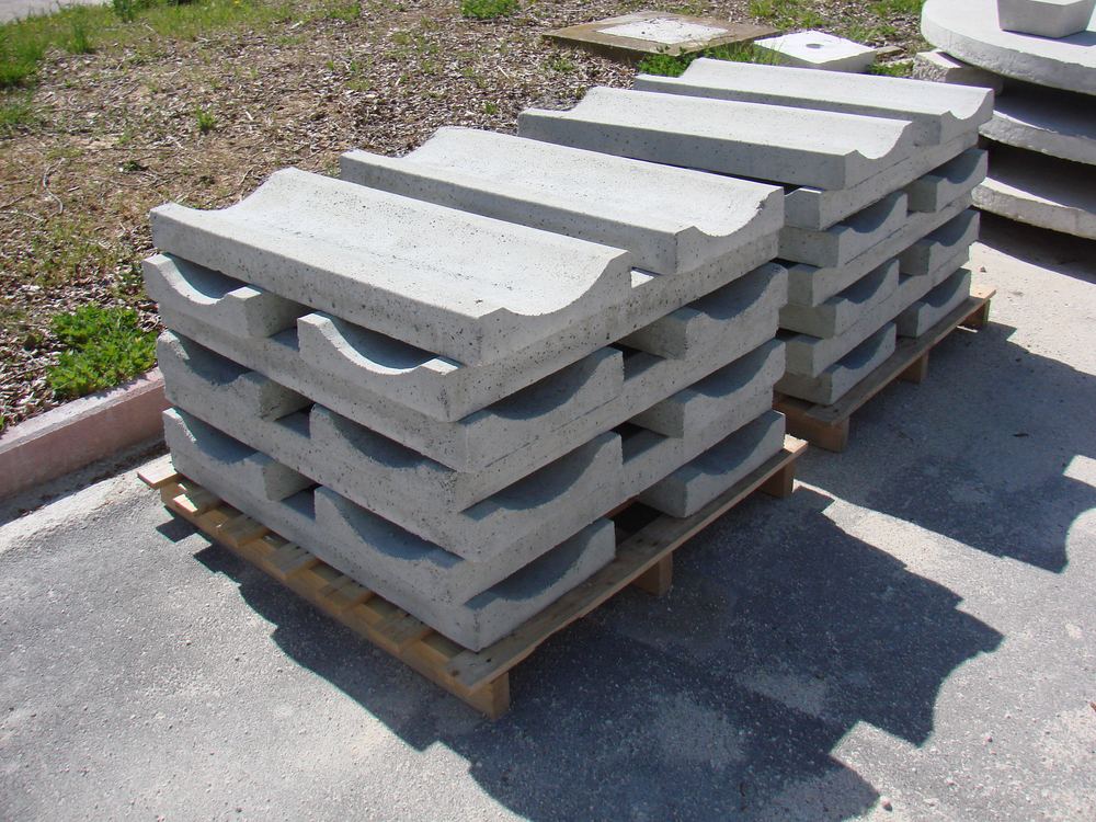 Canaletta di scolo (piastra incavata), prodotto Vibrocementi