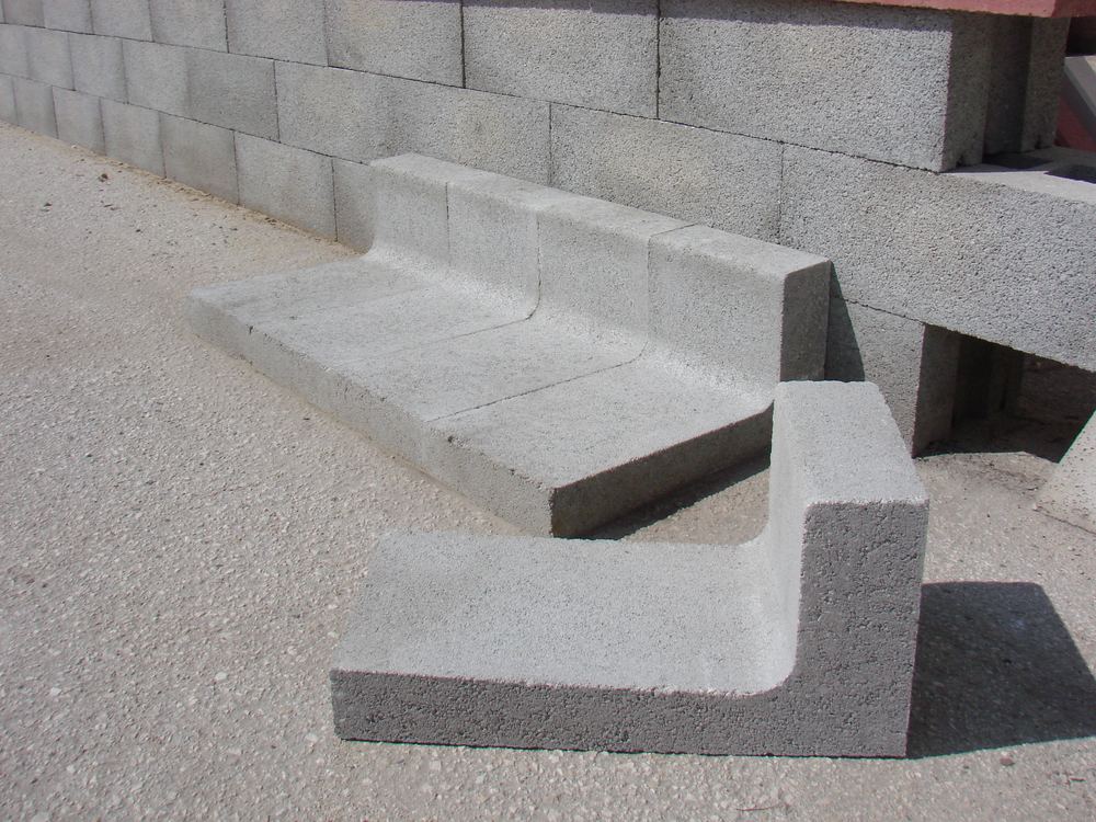 Zanella in cemento, prodotto Vibrocementi